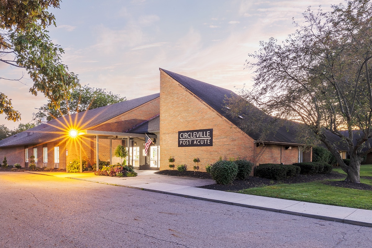 Front entrance at Circleville Post-Acute